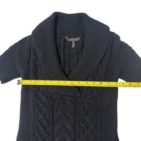 BCBG MAXAZRIA Women’s Black Short Sleeved Sweater Size Small - Picture 10 of 12